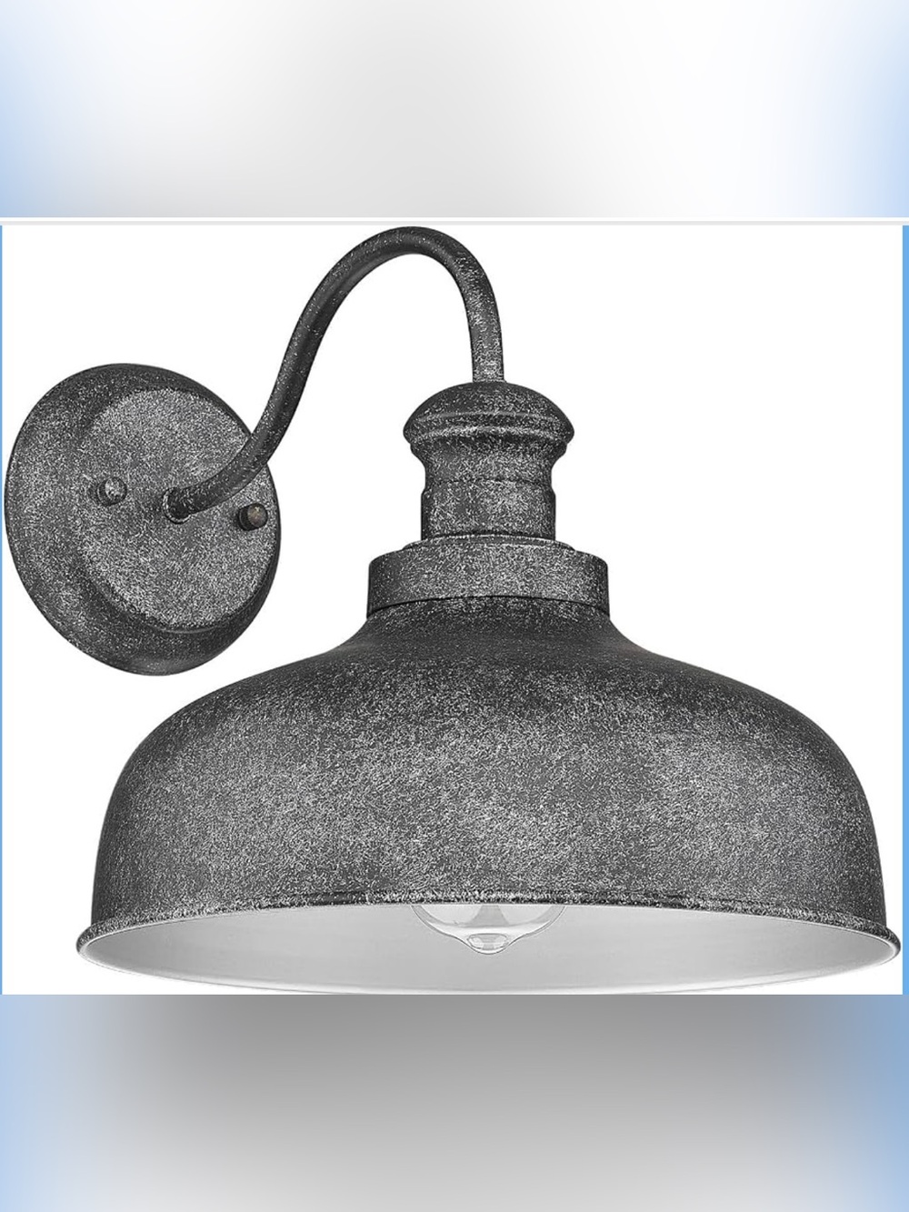 Outdoor Farmhouse Barn Light, Outside Wall Sconce, Weather Resistant Anti-Rust F